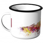 Emaille Tasse Skyline Miami