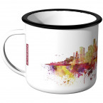 Emaille Tasse Skyline Chicago