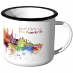 Emaille Tasse Skyline San-Francisco