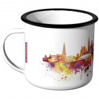 Emaille Tasse Skyline London