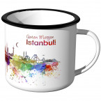 Emaille Tasse Skyline Istanbul