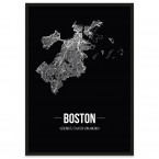 Boston mit Straßenplan