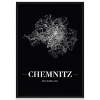 Poster Chemnitz Rahmen