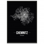 Poster Chemnitz Rahmen