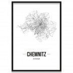 Poster Chemnitz Rahmen