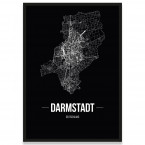 Stadtplan Darmstadt Rahmen