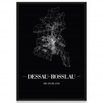 Poster Dessau-Rosslau Rahmen
