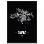 Poster Dnipro Rahmen