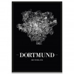 Dortmund Poster Rahmen