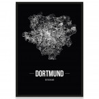 Dortmund Poster Rahmen