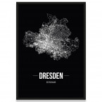 Stadtposter Dresden Bilderrahmen