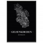Poster Gelsenkirchen Rahmen