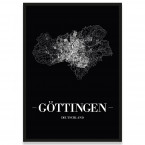 Poster Göttingen Straßenplan