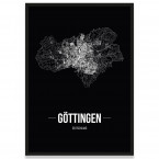 Poster Göttingen Straßenplan