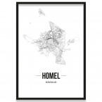 Poster Homel mit Rahmen