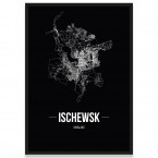 Poster Ischewsk Rahmen