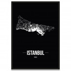 Poster Istanbul Rahmen