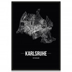 Poster Karlsruhe Rahmen