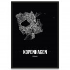 Poster Kopenhagen Rahmen