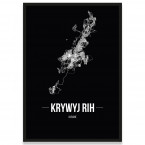 Krywyj Rih Poster Stadtplan