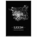 Poster Leeds Bilderrahmen