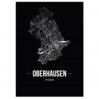 Stadtposter Oberhausen Bilderrahmen