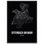 Stadtposter Offenbach am Main Rahmen