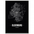 Stadtposter Oldenburg Rahmen