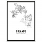 Stadtposter Orlando Rahmen