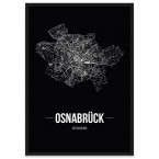 Stadtposter Osnabrück Stadtplan