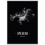 Perm  Poster Stadtplan