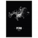 Perm  Poster Stadtplan