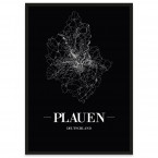 Plauen Poster mit Rahmen