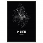 Plauen Poster mit Rahmen