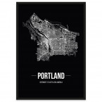 Poster Portland Rahmen