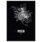 Poster Posen gerahmt