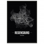 Poster Regensburg Rahmen 