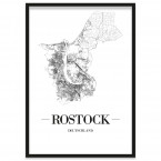 Stadtposter Rostock Stadtplan