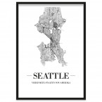 Stadtposter Seattle