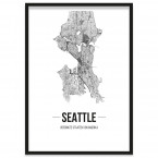 Stadtposter Seattle