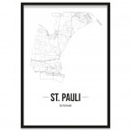  St. Pauli Poster gerahmt