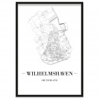 Stadtposter Wilhelmshaven Rahmen