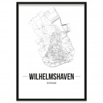 Stadtposter Wilhelmshaven Rahmen