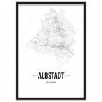 Albstadt Poster Stadt Bilderrahmen