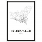 Stadtposter Friedrichshafen Bilderrahmen