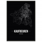 Stadt Kaufbeuren mit Rahmen