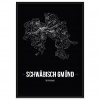 Stadtposter Schwäbisch Gmünd Rahmen