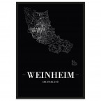 Stadtposter Weinheim Rahmen