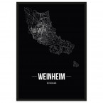 Stadtposter Weinheim Rahmen