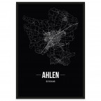 Stadtposter Ahlen mit Rahmen